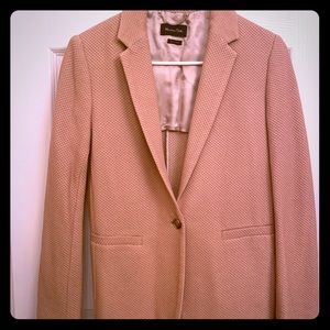 Pink fitted blazer NWOT